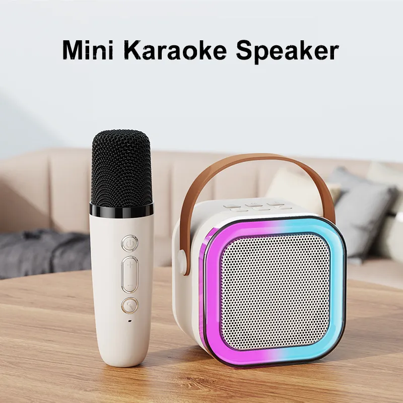Portable Karaoke Speaker for Kids | Mini Bluetooth Speaker with Wireless Microphone β K12S