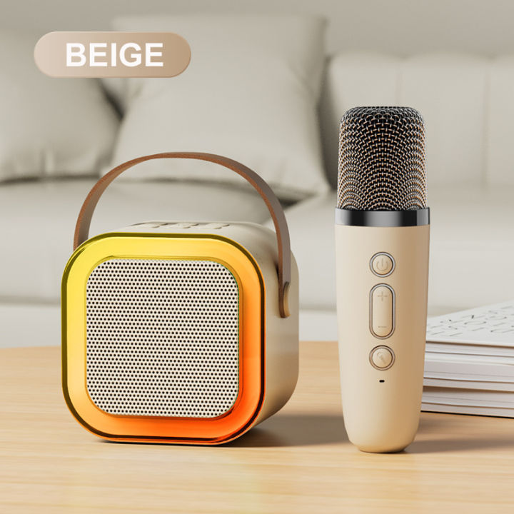 Portable Karaoke Speaker for Kids | Mini Bluetooth Speaker with Wireless Microphone β K12S - Image 4