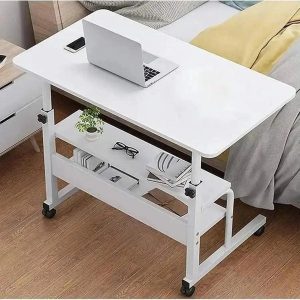 Double layer adjustable table