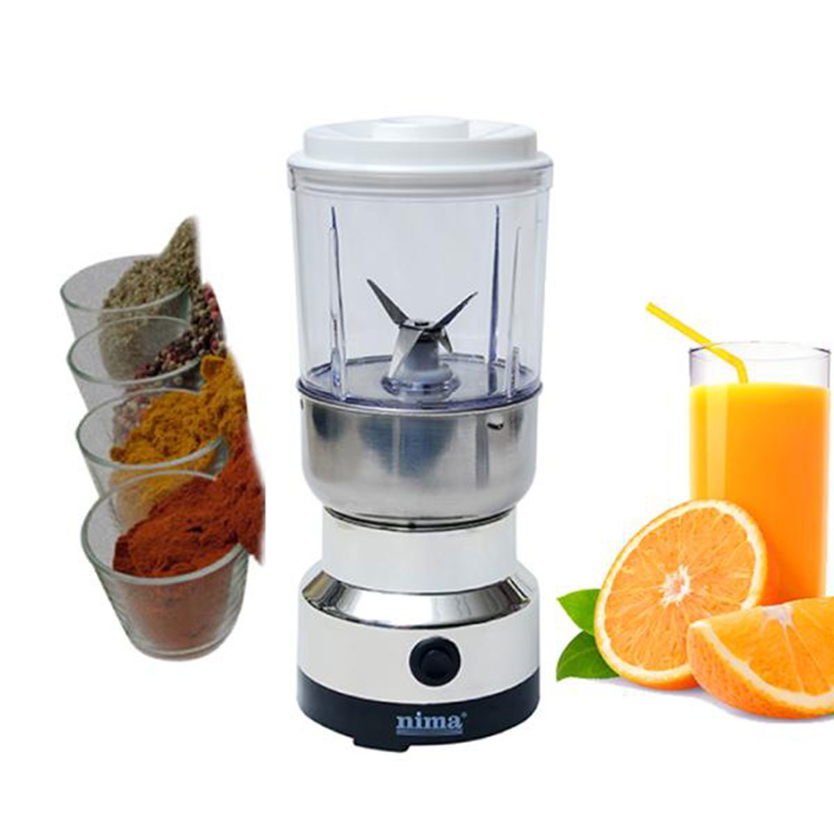 2 in 1 Nima Electric Grinder & Blender - Image 2