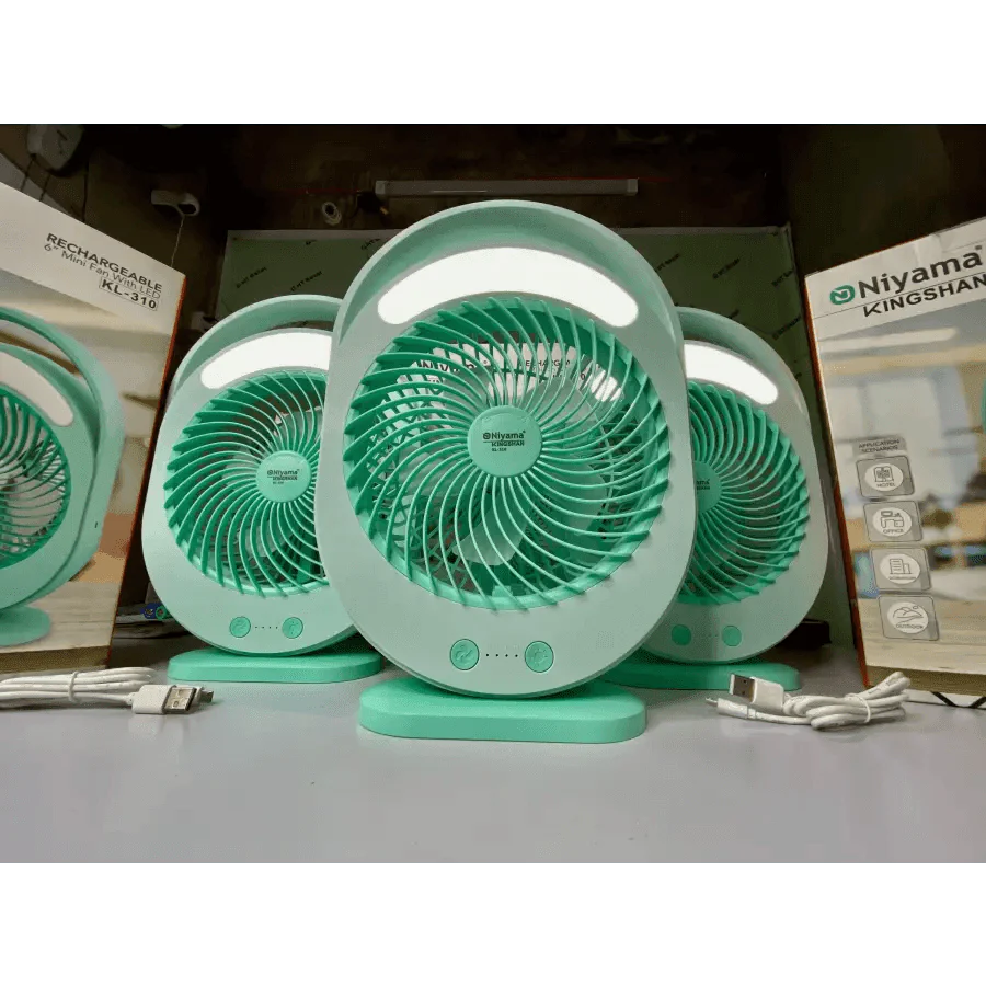 Rechargeable 6" Mini Fan With LED সবচেয়ে ভালো রিভিউ - Image 4