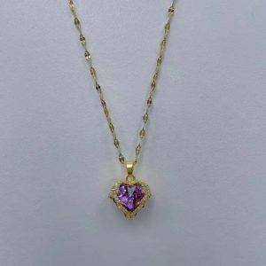 Lovely Heart-Shape Crystal Luxury Locket
