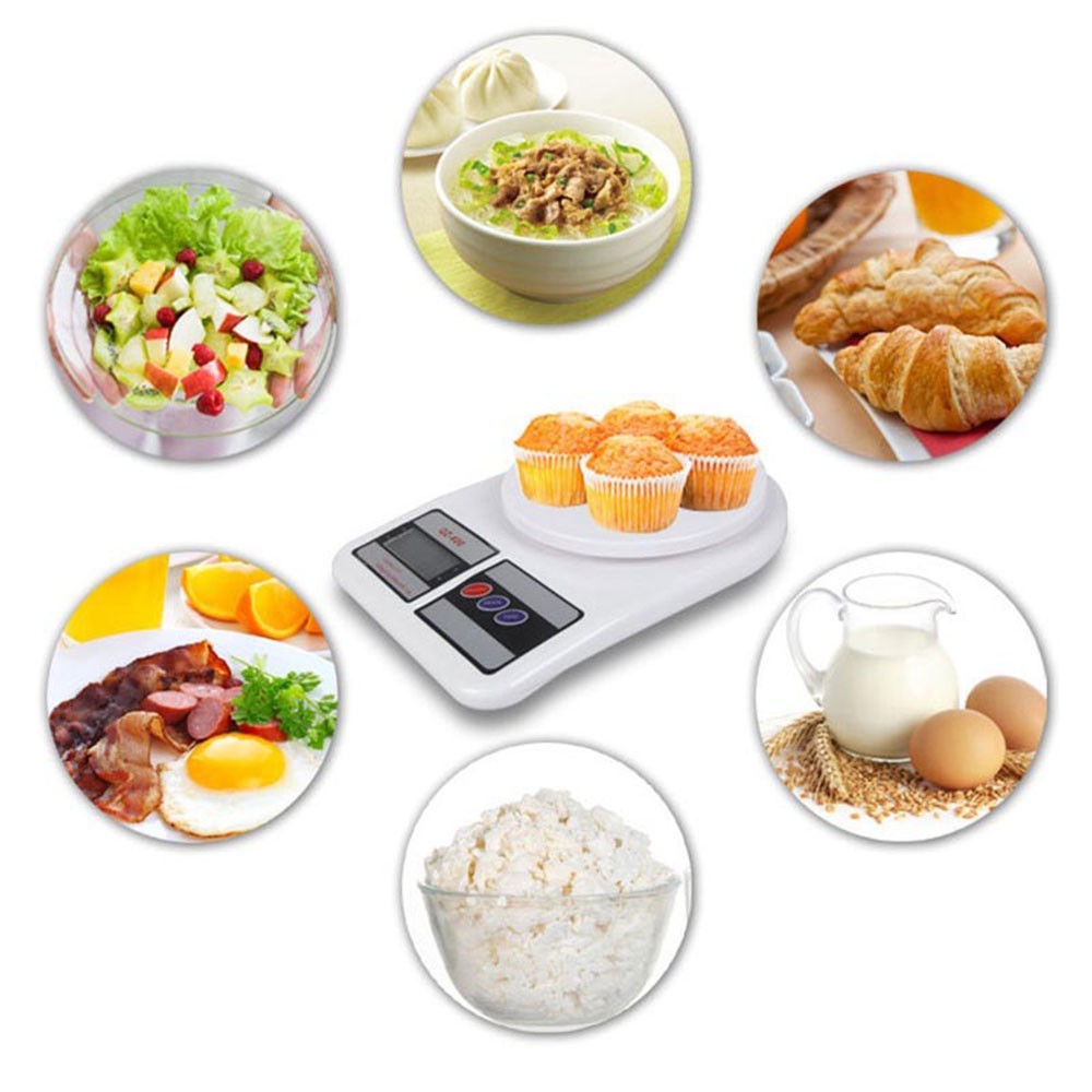 10 Kgs Weight Measure Spices Vegetable Liquids Digital Kitchen Scale - Image 3