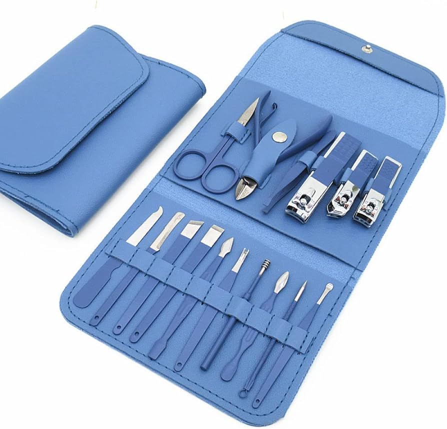 16Pcs Manicure Set Stainless Steel Nail Clippers Kit And Pedicure - Image 3