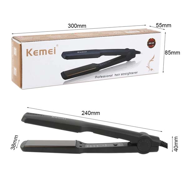 Kemei KM-329 Hair Straightening Iron - Image 4