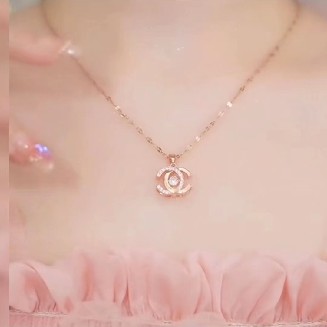 Lovskaya Double C Necklace - Image 2