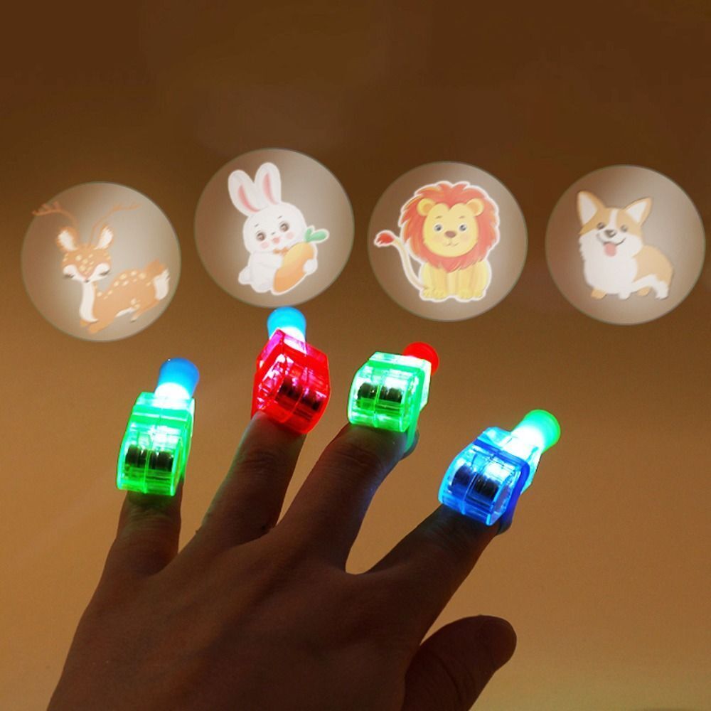 LED Projection Finger Lights 10pis