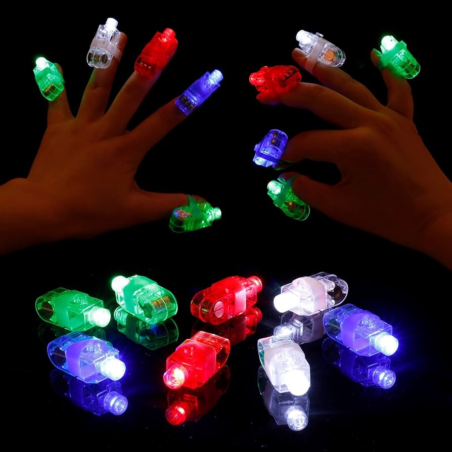 LED Projection Finger Lights 10pis - Image 2