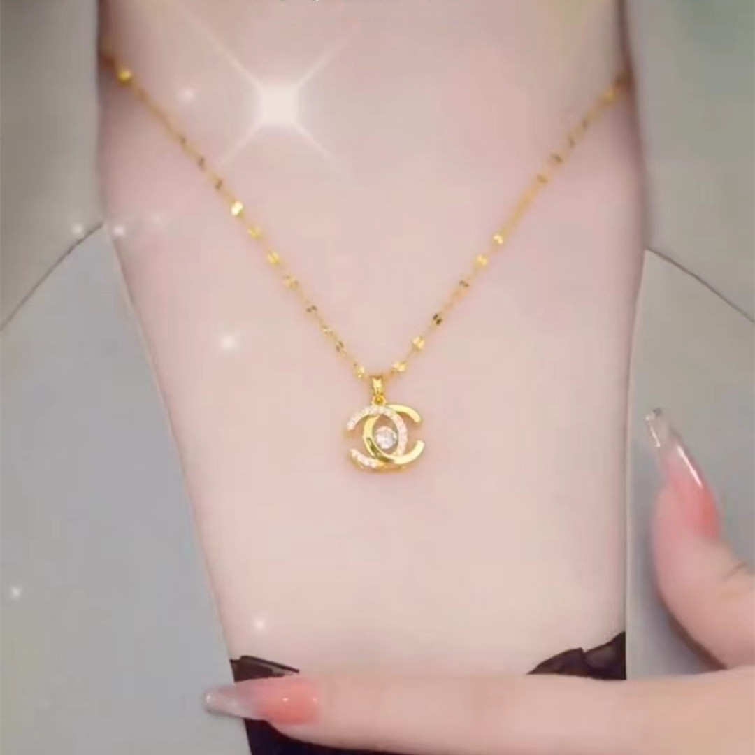 Lovskaya Double C Necklace - Image 3