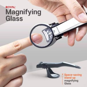 Nail Cutter with Magnifying Glass