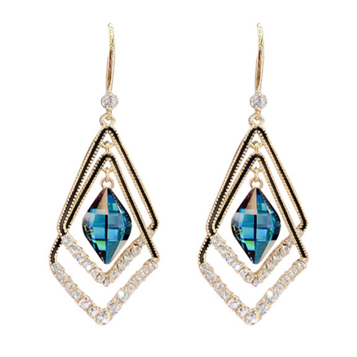 Retro Crystal Earrings - Image 2
